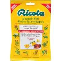 Mountain Herb No Sugar Added Family Bag Cough Suppressant Throat Lozenges