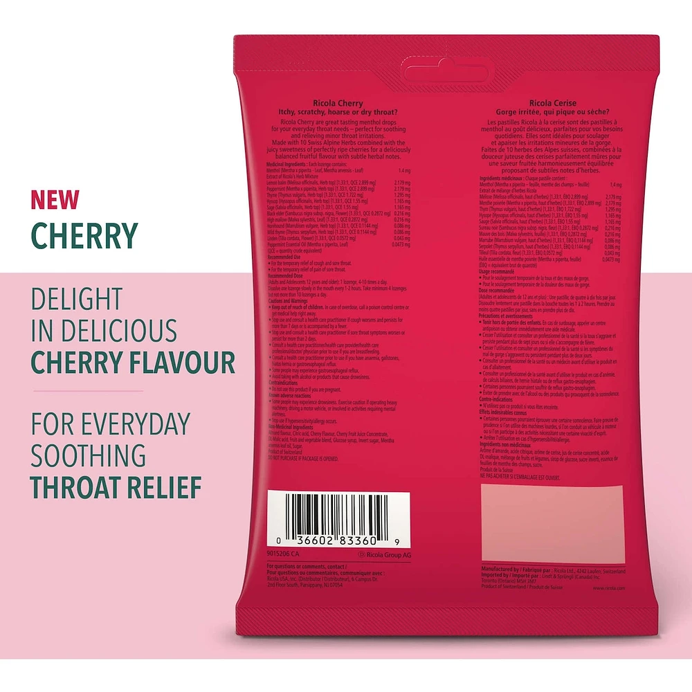 Ricola Cherry Throat Drops