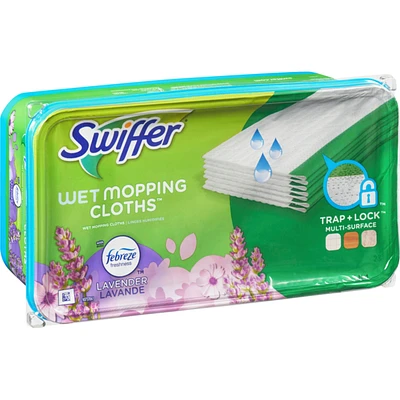 Linges humidifiés recharges febreze freshness lavande vanillé et réconfort