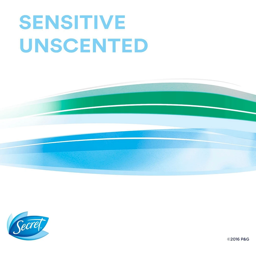 Secret Clinical Antiperspirant and Deodorant Soft Solid, FREE, Sensitive Unscented, 45g