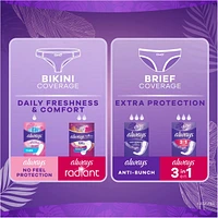 Always Anti-Bunch Xtra Protection Daily Liners Regular Unscented, Anti Bunch Helps You Feel Comfortable, 108 Count