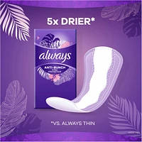 Always Anti-Bunch Xtra Protection Daily Liners Regular Unscented, Anti Bunch Helps You Feel Comfortable, 108 Count
