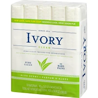 Ivory Bar Soap Aloe Scent 90 g, 10 count