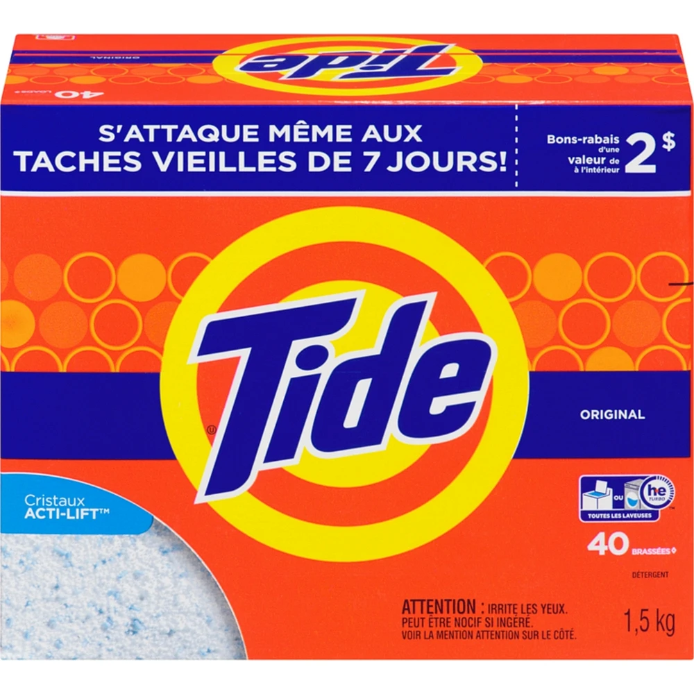 Powder Laundry Detergent, Original, 40 Loads, 1.5 kg