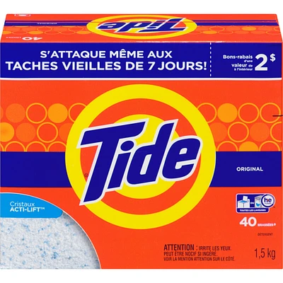 Powder Laundry Detergent, Original, 40 Loads, 1.5 kg
