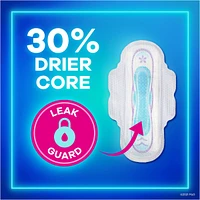 Always Ultra Thin Pads Size 2 Long Absorbency Unscented with Wings