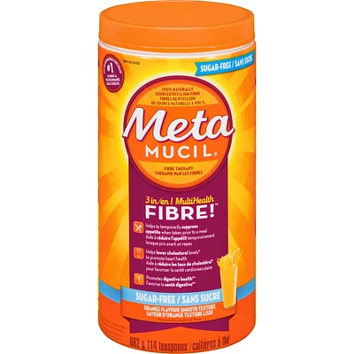 3 in 1 MultiHealth Fibre! Sugar-Free Fiber Suplement Powder, Orange