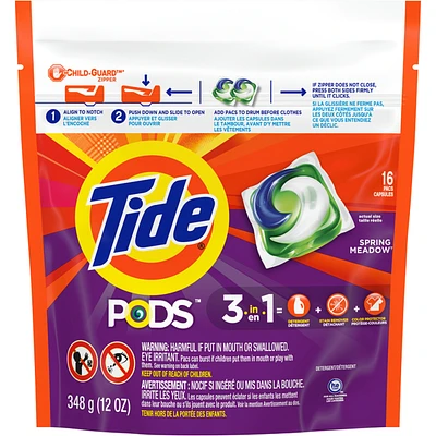 Liquid Laundry Detergent Pods, Spring Meadow