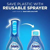 Vaporisateur pour la vaisselle Powerwash, trousse de départ de savon à vaisselle liquide, Frais