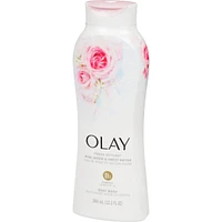 Olay Fresh Outlast Rose Water & Sweet Nectar Body Wash, 364 mL