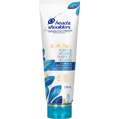 Head and Shoulders Supreme Purify & Hydrate Hair & Scalp Conditioner, 278 mL