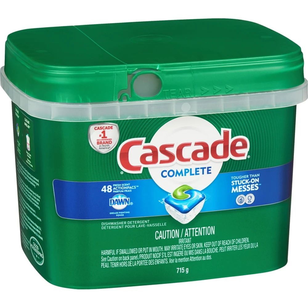 Complete ActionPacs, Dishwasher Detergent, Fresh Scent, 48 count