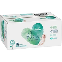 Pure Protection Newborn Diapers Size N 76 Count