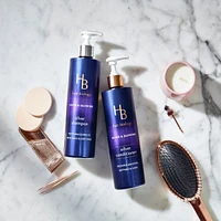 Silver Shampoo with Biotin – Silver & Glowing for grey or color treated hair – 380mL