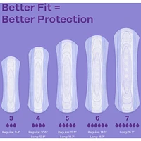 Incontinence Pads for Women and Postpartum Pads, Extra Heavy Long, 28 CT, up to 100% Bladder Leak Protection