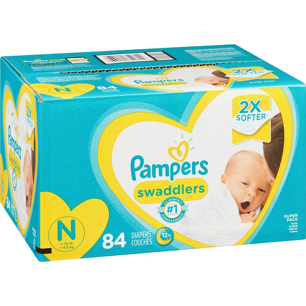 Pampers Swaddlers Newborn Diapers Size N
