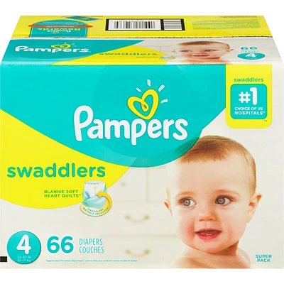 Pampers Swaddlers Diapers Size 4 66 Count