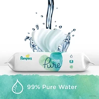 Pampers Aqua Pure Sensitive Baby Wipes 1X Pop-Top 56 Count
