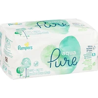 Pampers Aqua Pure Sensitive Baby Wipes 2X Pop-Top 112 Count