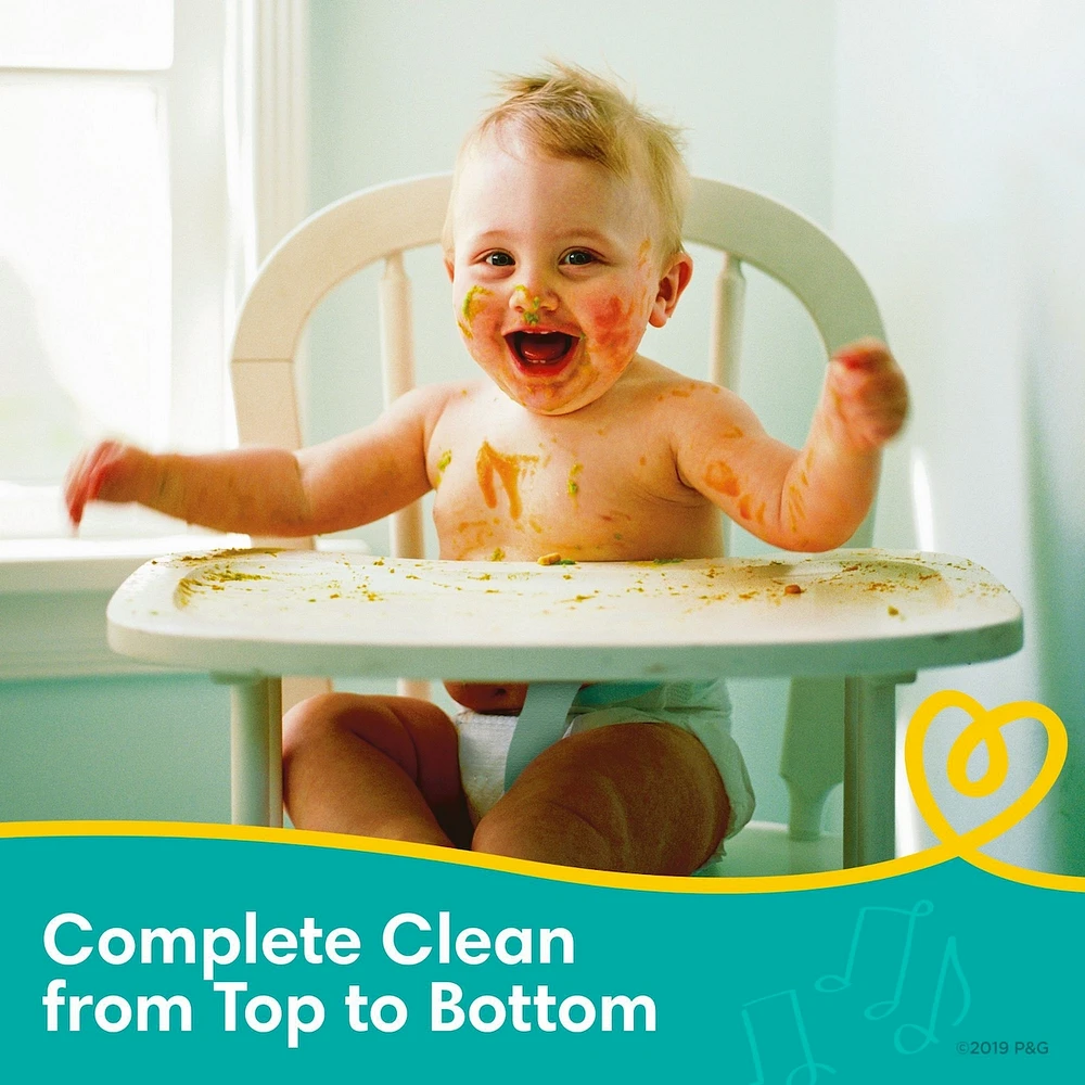 Pampers Baby Wipes Complete Clean Unscented 1X Pop-Top 72 Count