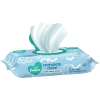 Pampers Baby Wipes Complete Clean Baby Fresh Scent 1X Pop-Top 72 Count