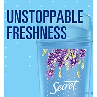 Secret Invisible Solid Antiperspirant and Deodorant, Lavender Scent, 73 grams