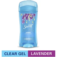 Secret Clear Gel Antiperspirant and Deodorant, Lavender Scent, 73 grams