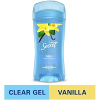 Secret Clear Gel Antiperspirant and Deodorant, Vanilla Scent, 73 grams