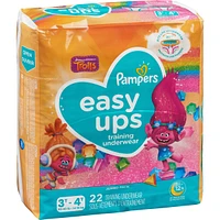 Pampers Easy Ups Training Underwear Girls Size 5 3T-4T Count