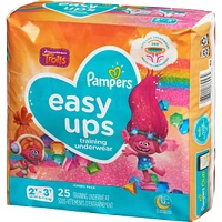 Pampers Easy Ups Training Underwear Girls Size 4 2T-3T 25 Count