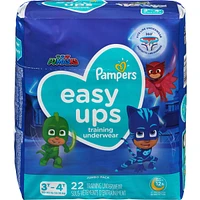 Pampers Easy Ups Training Underwear Boys Size 5 3T-4T Count