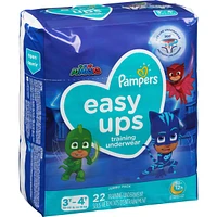 Pampers Easy Ups Training Underwear Boys Size 5 3T-4T Count