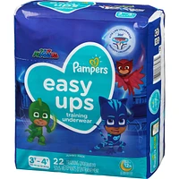 Pampers Easy Ups Training Underwear Boys Size 5 3T-4T Count