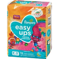 Pampers Easy Ups Training Underwear Girls Size 6 4T-5T