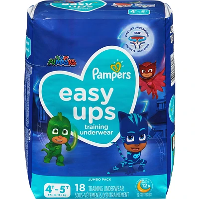 Pampers Easy Ups Training Underwear Boys Size 6 4T-5T