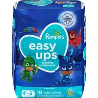 Pampers Easy Ups Training Underwear Boys Size 6 4T-5T