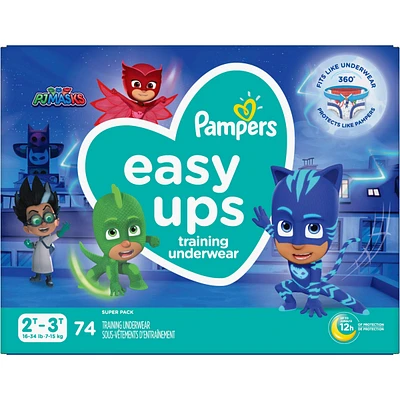 Easy Ups Training Underwear Boys Size 3 2T3T