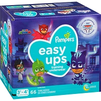 Sous-vêtements d’entraînement Pampers Easy Ups, taille 5 3T/4T, garçons, 66 sous-vêtements