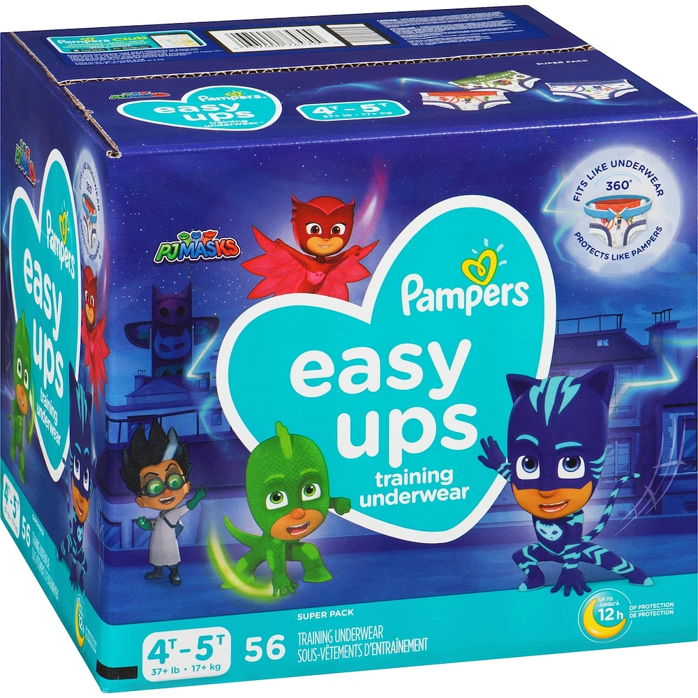 Pampers Easy Ups Training Underwear Boys Size 6 4T-5T 56 Count
