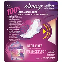 Always Radiant Pads, Size 3, Extra Heavy Flow Absorbency, Scented, 11 Count