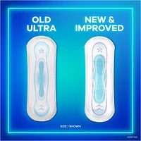 Serviettes Always Ultra Thin, longues sans ailes, taille 2, non parfumées