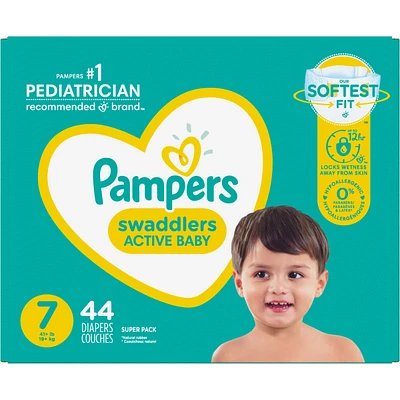 Pampers Swaddlers Active Baby Diaper Size Count