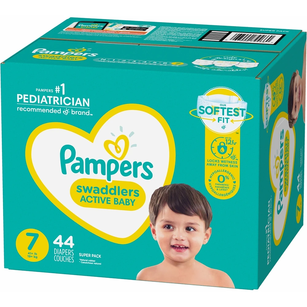 Pampers Swaddlers Active Baby Diaper Size Count