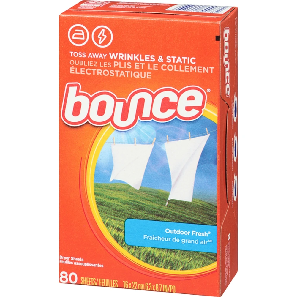 Dryer Sheets, Outdoor Fresh, 80 count