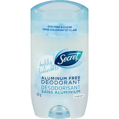 Secret Aluminum Free Deodorant, Lavender, 68 g