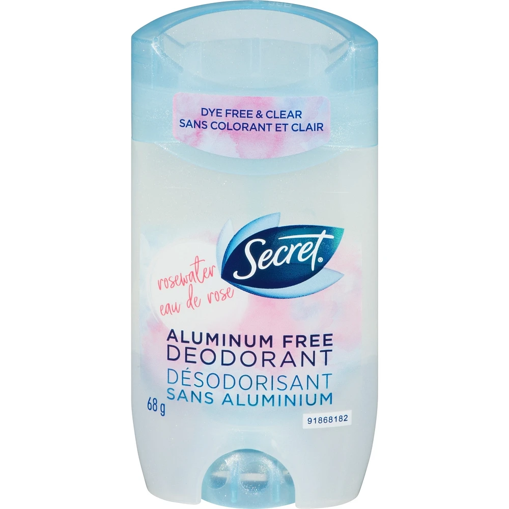 Secret Aluminum Free Deodorant Coconut, 68 g