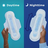 Maxi Overnight Pads with Wings, Size 4, Overnight, Unscented