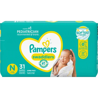 Pampers Swaddlers Newborn Diapers Size