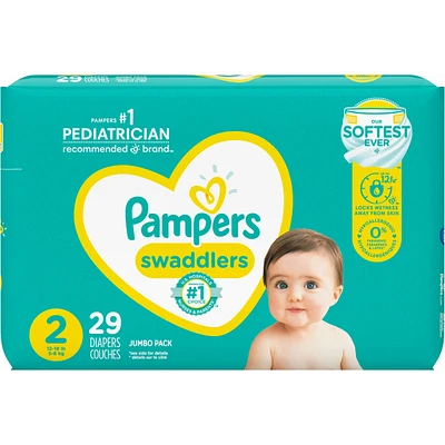 Pampers Swaddlers Diapers Size 2