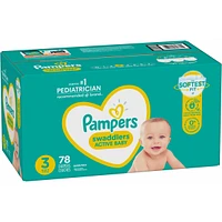 Pampers Swaddlers Active Baby Diaper Size 3 78 Count